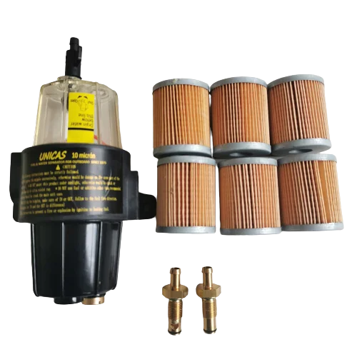 UF10K Fuel Filter Element UF-10K Water Separator Assembly 7 Pcs For Yamaha Suzuki Tohatsu Mercury Outboard Engine motorcycle fuel filter fuel filter fuel filter water separator