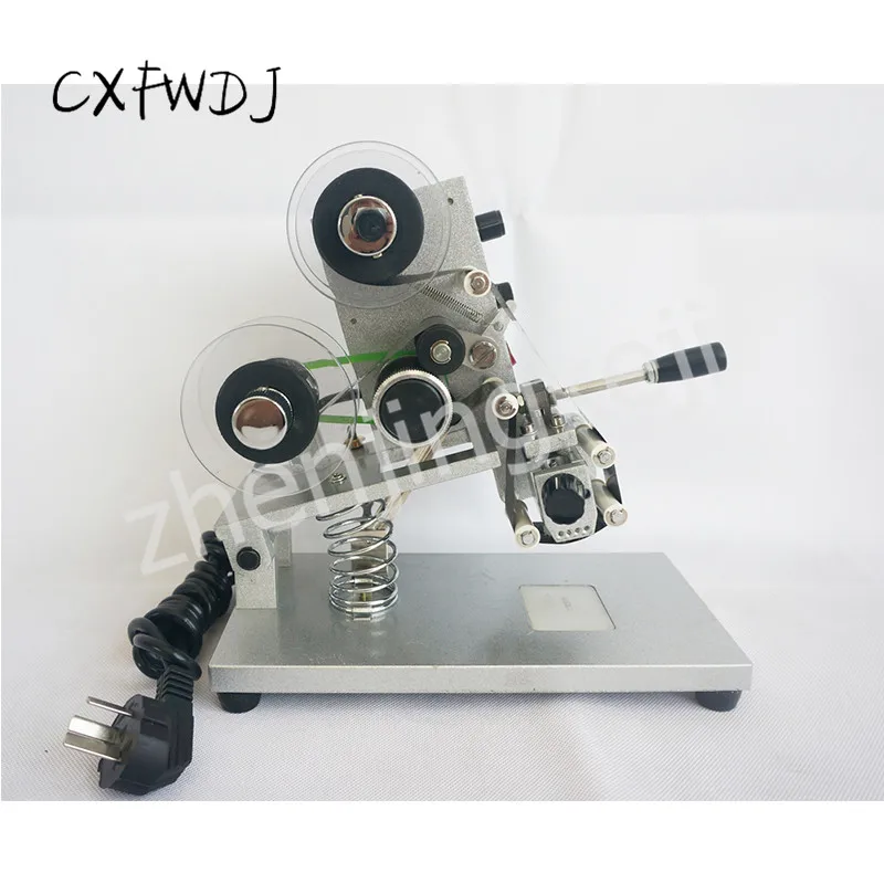 Manual Hand Pressure Production Date Batch Number Coding Machine English letters to Send Three Rows of Prefixes With Words