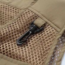 Outdoor Sports Mesh Men Fishing Vest Men's Four Seasons Thick Multi-pockets Waistcoat Coat