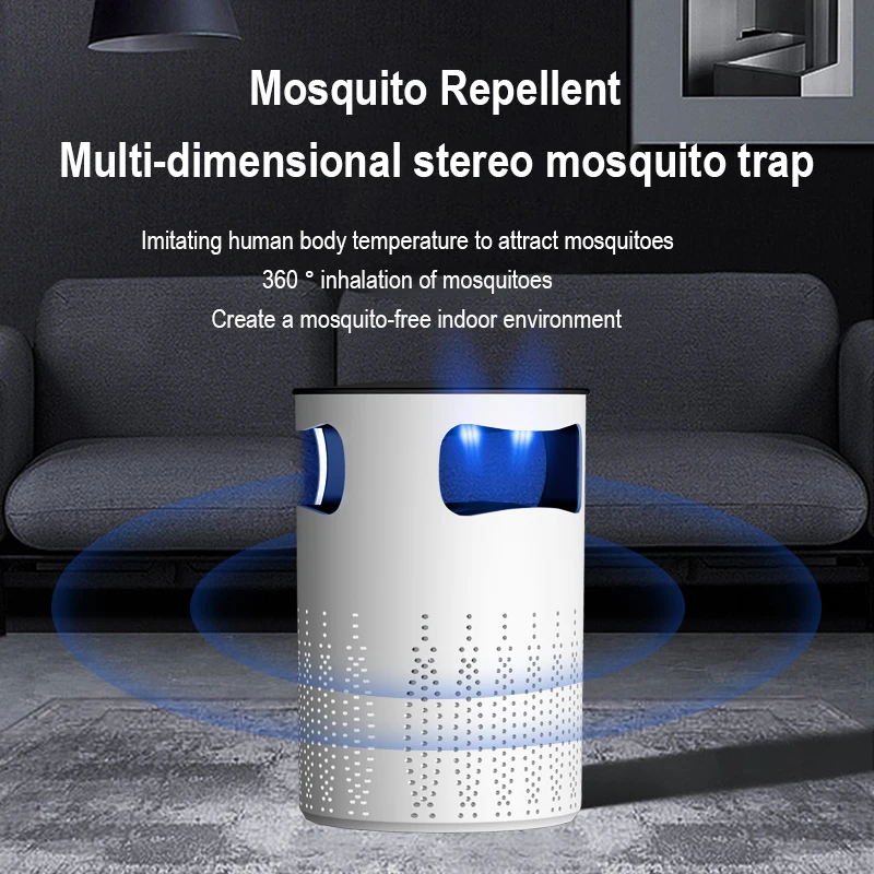 USB Electric Mosquito Killer Lamp No Noise No Radiation Insect Killer Flies Trap Lamp Anti Mosquito Lamp Home