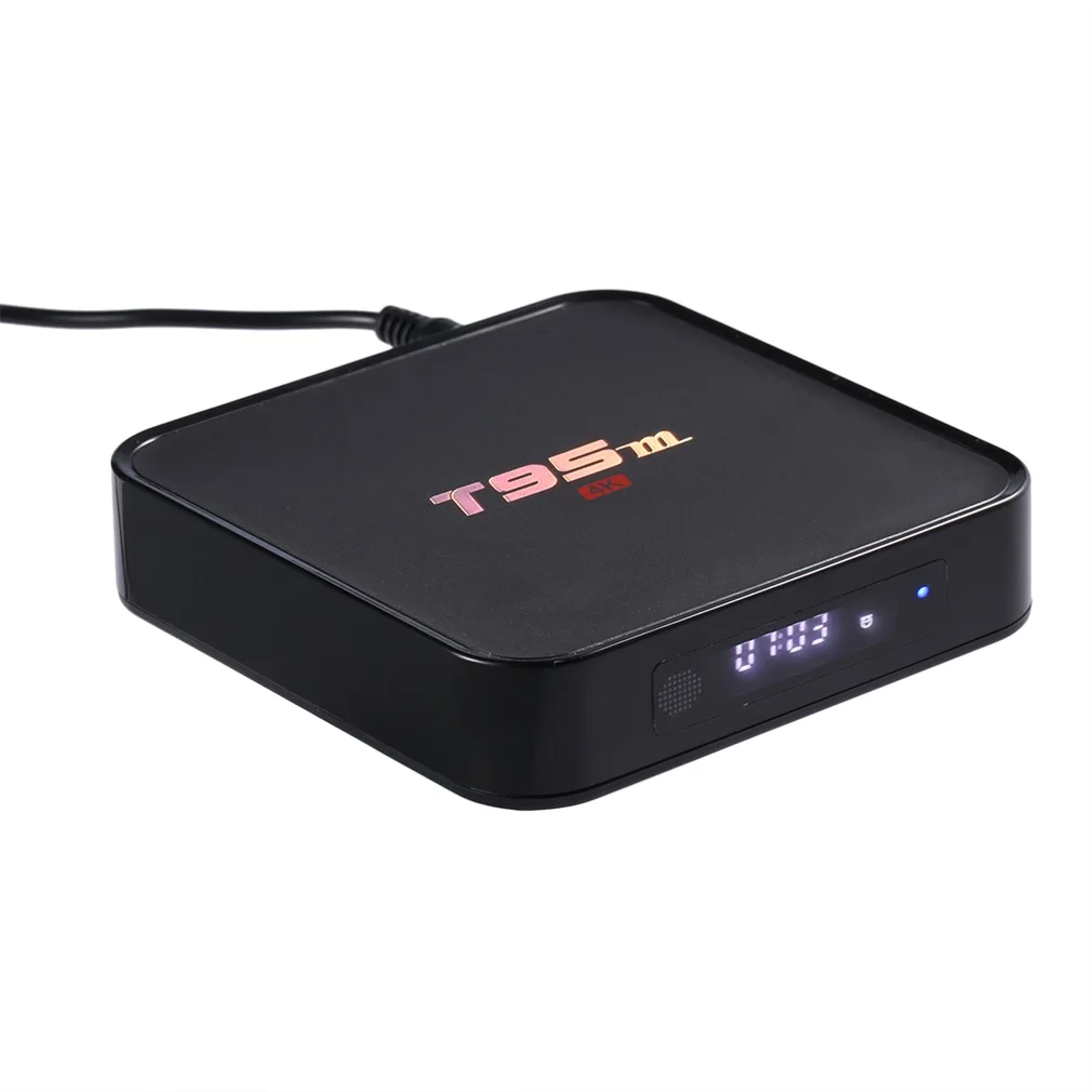 

Android TV Box T95M Built in 2.4G WiFi Amlogic S905 for Android 6.0 Quad Core H.265 4K LED Display WiFi Player 2GB 8GB