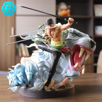 

Anime One Piece GK Roronoa Zoro Extreme Tiger Hunt PVC Action Figure Toys Decoration Models
