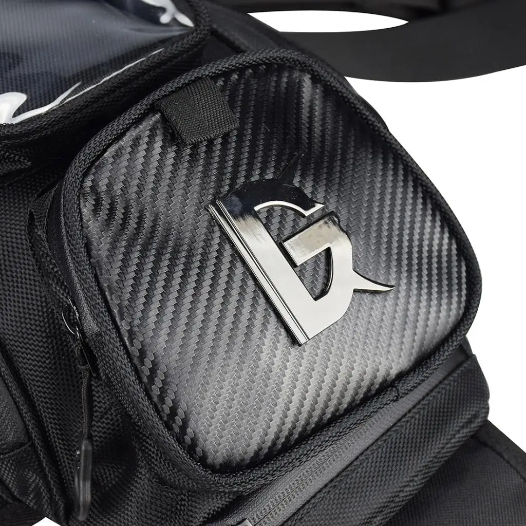 Motorcycle Fuel Tank Bag Magnetic Fasten Belt Outdoor Phone Wallet Glove Water Bag Nylon Waterproof Bag For Motorbike ATV Quad 