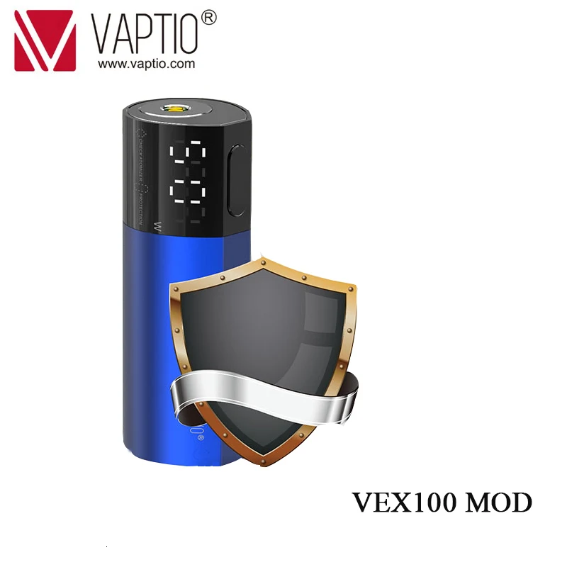 {Подом Танк подарок} Vape мод электронная сигарета Vaptio VEX 100 коробка Mod вейпер 510 нить приведенный в действие 21700/20700/18650 Без Батарея