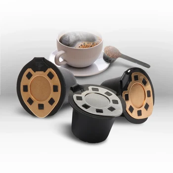 

Stainless Steel Coffee Filter Reusable Refillable Coffee Capsule Cup Long Service Food Grade Compatible with Nespresso