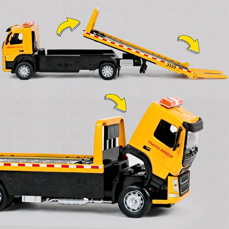 WSI 1/50 VOLVO Lowloader トレーラー WSI L A Van Roozendaal Volvo FH4 Globetrotter XL 6x2 Tag