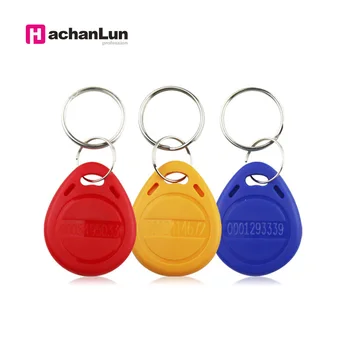 

5/10Pcs/lot 125khz RFID ID Card Read Only Access Control RFID Card EM4100 TK4100 Key Fobs Token Tags Keyfobs Keychain