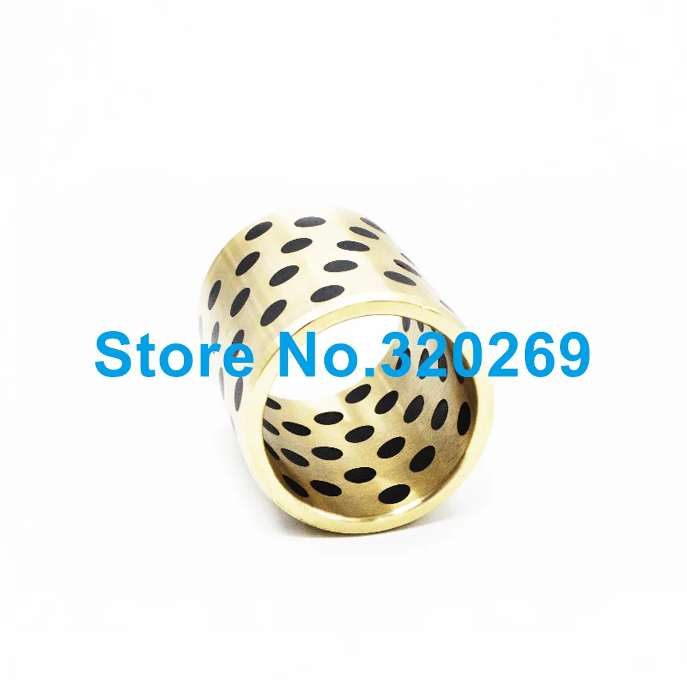 1PCS JDB 흑연 구리 슬리브 소결 부싱 자기 윤활 베어링 ID12MM 12x18x40 12x18x45 12x18x50 12x18x55 12x18x60MM