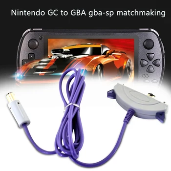 

1.8m 2 Player Portable Connection Cord Game Link Cable Office Durable Exchange Data Line Adapter Practical For GC TO GBA GBA-SP