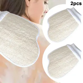 

Loofah Gloves Natural Loofah Men Bath Sponge And Shower Loofah - Luxury Spa Exfoliation Accessories For Women/Men