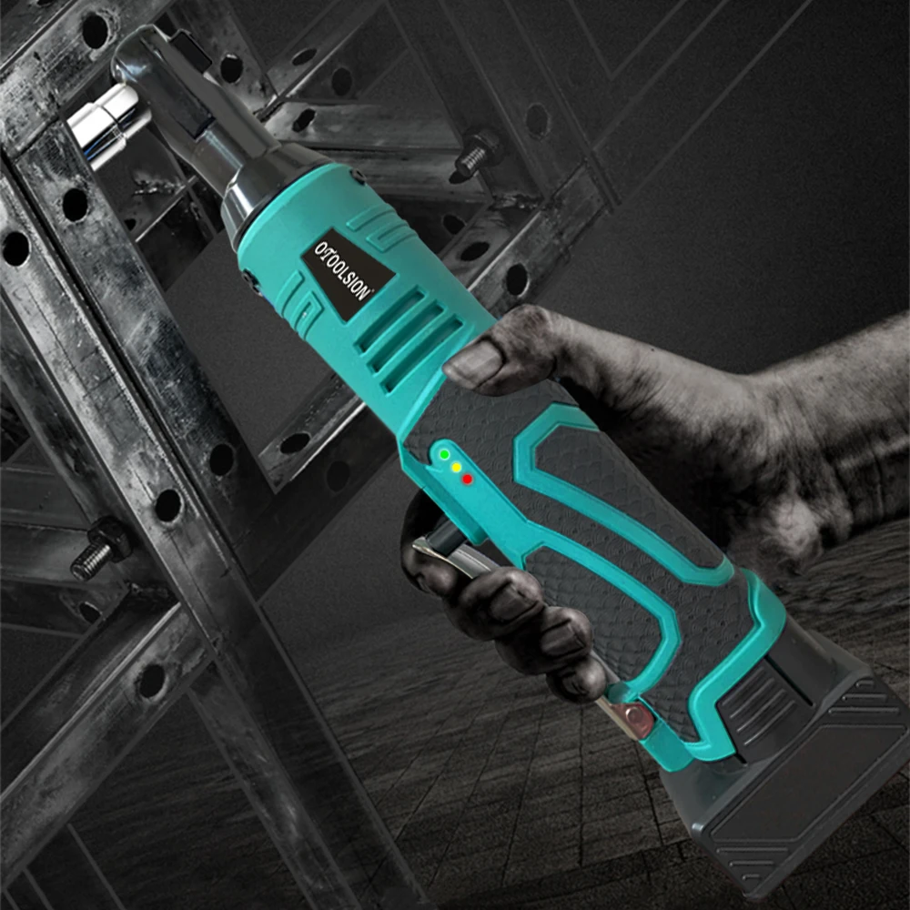 38” Electric Wrench Kit 1300mAh Rechargeable Li-ion Battery 16.8V Cordless Multifunctional Ratchet Wrench With Socket Tools (3)