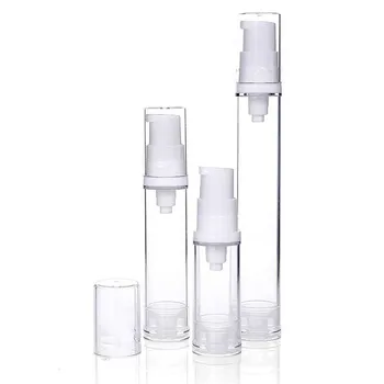 

100pcs 5/10/15ml Travel Empty Spray Bottle Press Type Small Plastic Portable Vacuum pressing Watering lotion Refillable Bottles