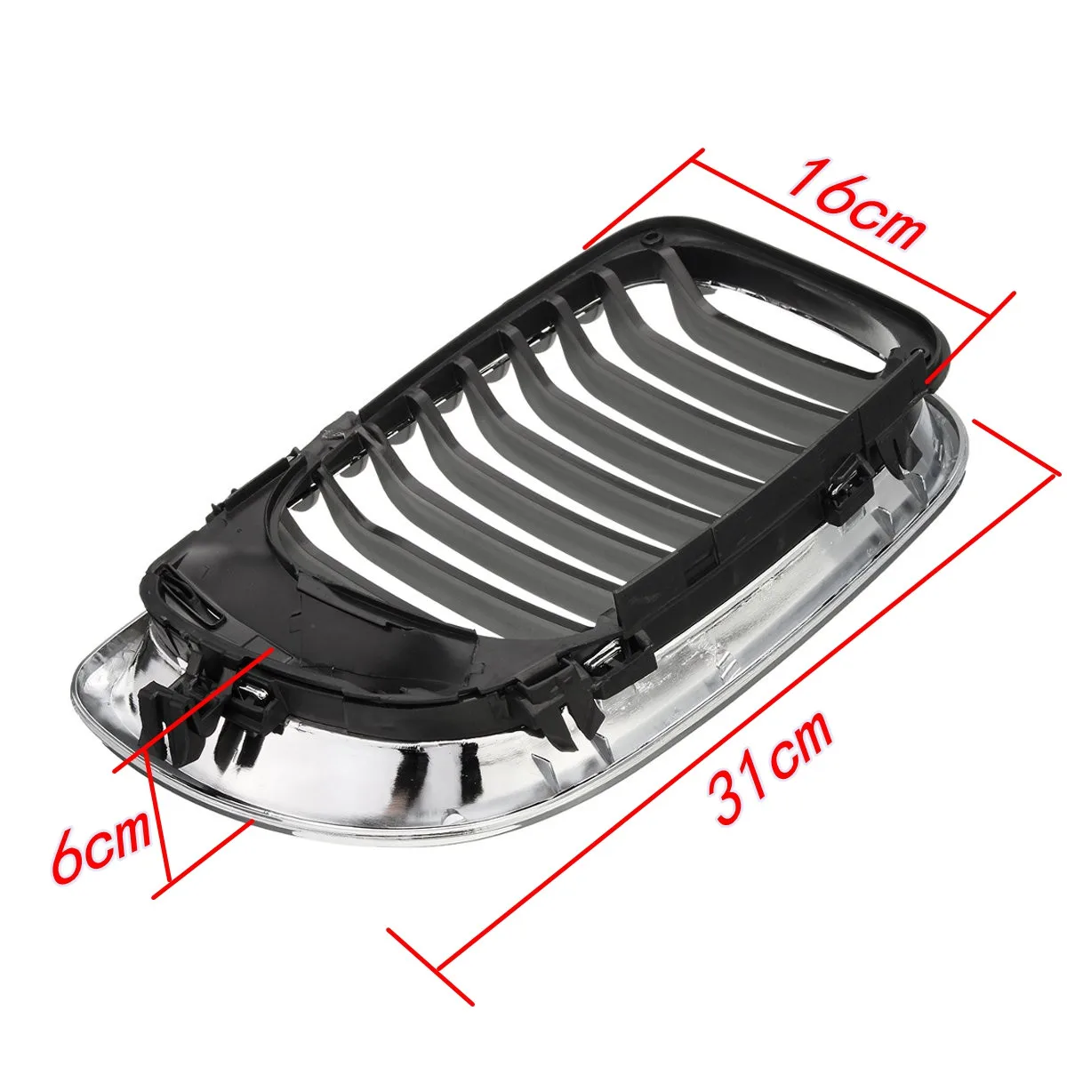 Решетка для капота Передняя хромированная 4DR 2 шт. BMW E46 3 Series 2002 2003 2004 2005