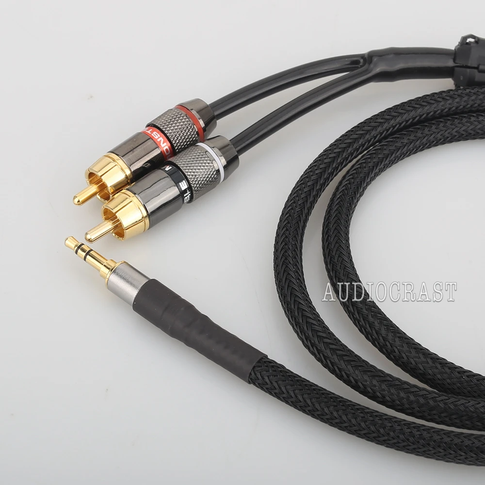 A53 Xw60 Hifi Cable Audio Rca Cable Audio Signal Wire Plug 3 5mm Straight Aux Plug Convert Two Rca Plug Aliexpress