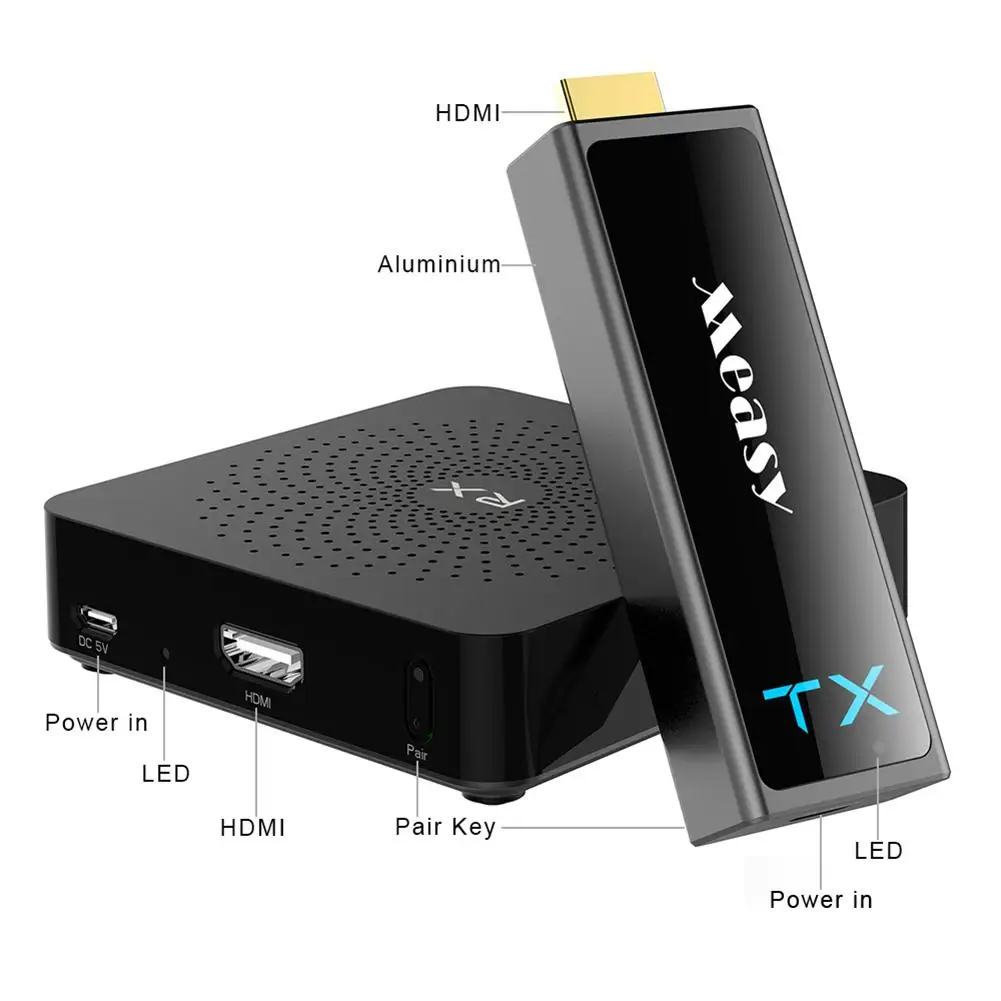 

W2H MINI2 HD 1080P 3D Wireless Receiver Transmitter Adapter Audio Transmitter Handsfree for DVD PC STB Projector TV