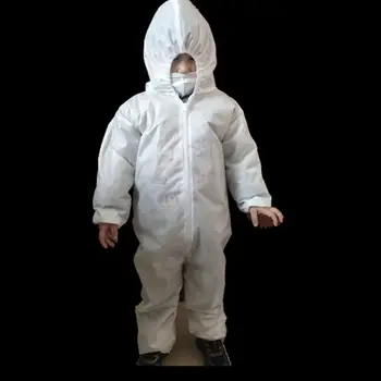 

Child Protective Clothing Coverall Suit Protective Suit Coveralls With Cap Full Body Protection, Labor Insurance Safety