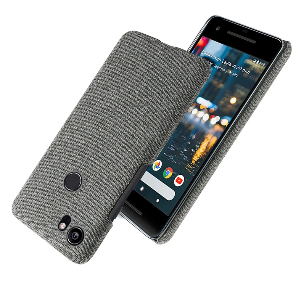 smartphone pouch Cloth Cases for Google Pixel 2XL Case 3 4A 5A 6 Pro Slim Retro Cloth Phone Cover For Google Pixel 2XL 2 XL Pixel2XL 6.0" Coque phone belt pouch