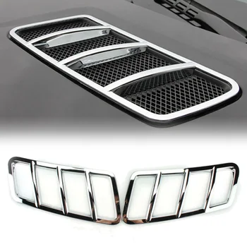 

2pc Decorative Trim Chrome Engine Air Cover For Mercedes Benz GLE GL ML