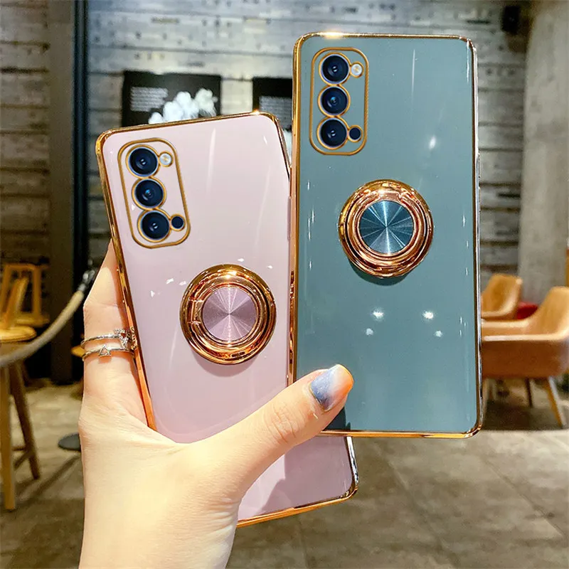 Кольцевой чехол для Samsung Galaxy A52 A72 S21 S20Plus Note 10 20 ультра роскошный держатель кольца