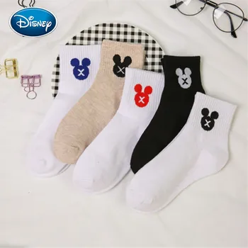

Disney Girl Socks cartoon Mickey cotton Korean version of the college style cute tube socks Women Socks