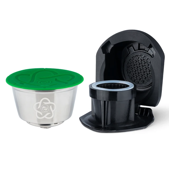 Adaptador de cápsulas reutilizables i Cafilas para Dolce Gusto, soporte  para llenar tu café en polvo favorito, compatible con Piccolo XS/Genio S (1  adaptador)