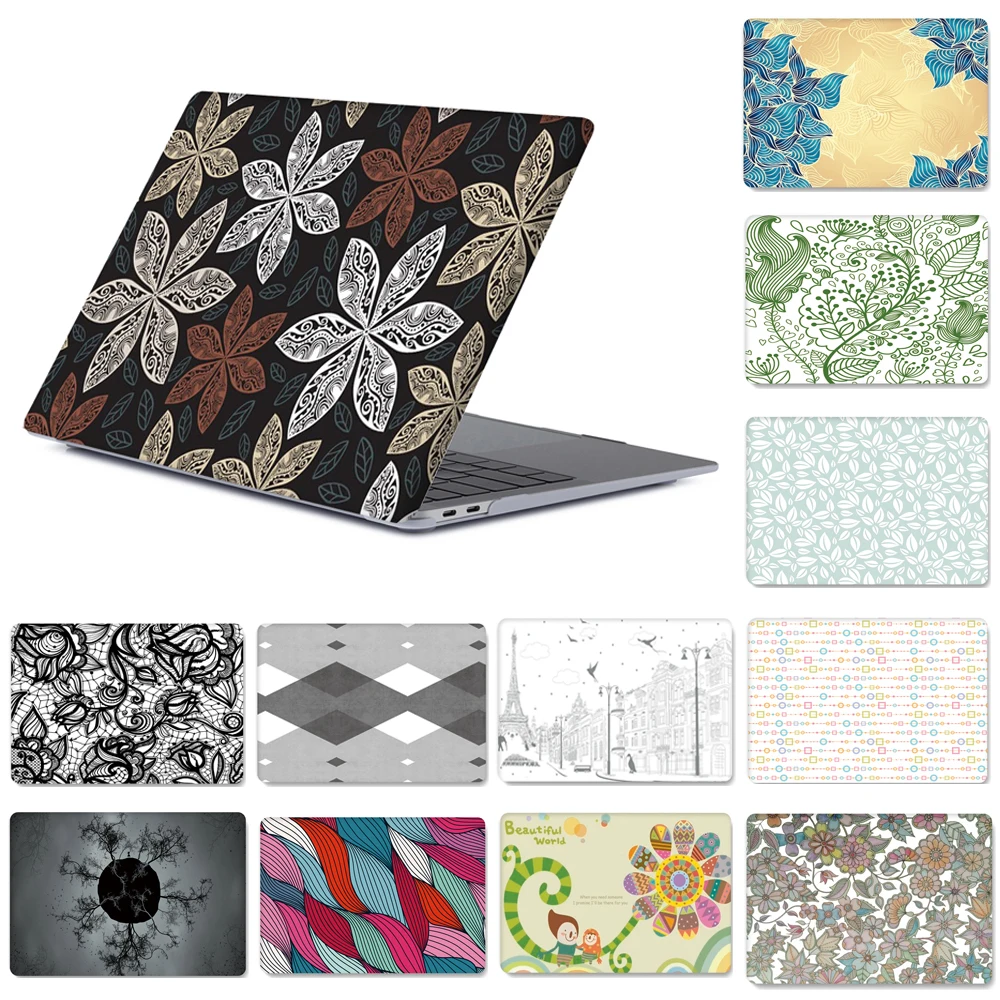 Чехол для ноутбука MacBook Air Pro retina 11 12 13 15 Touch Bar A2159 A1706 для macbook Touch ID Air 13 A1932+ крышка клавиатуры