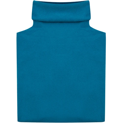 Peacock blue Neploe вязаный свитер с высоким воротом, Осень-зима, свободный свитер с длинным рукавом, новинка, пуловер, свитер, 47565 - Цвет: Peacock blue
