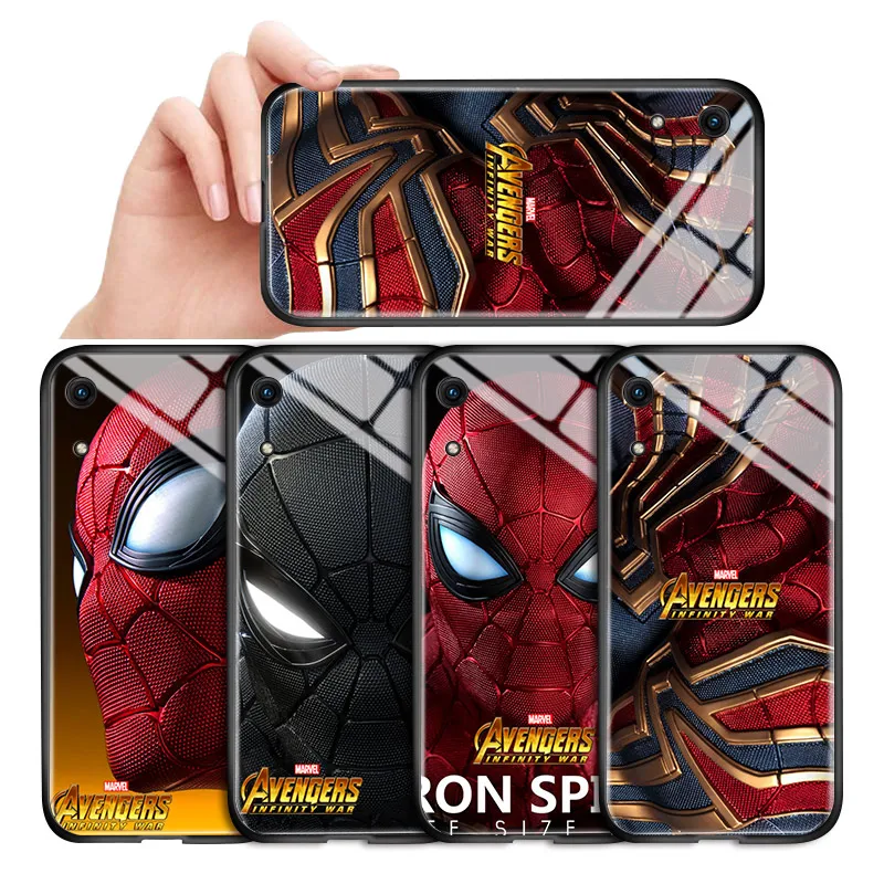 Чехол с мягкими краями для Huawei Y6 2018 / Prime Honor Play 7A Enjoy 8E Marvel Мстители Человек паук