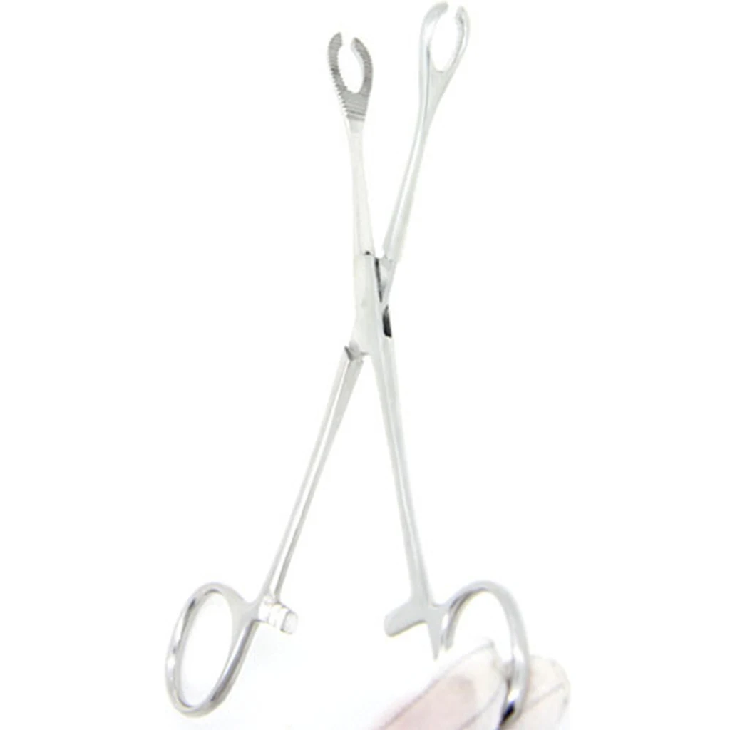 Piercing Forcep 316 Stainless Steel Professional Dermal Piercing Tool Nose Lip Ear Navel Tongue Septum Forceps Clamp Pliers Tool