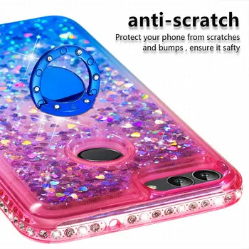 

Liquid Quicksand Back Cover For Case apple iPhone 5S SE 6S + 7 8 Plus For ipod touch 6 5 Glitter Phone Case Finger Ring Box O03H