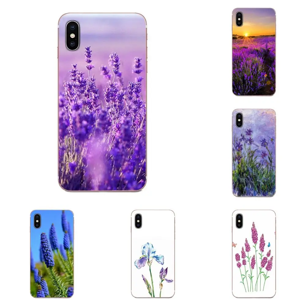Простой Лавандовые фиолетовые Flowersc для Motorola Moto G G2 G3 G4 G5 G6 G7 плюс Xiaomi Redmi | Бамперы -4000922475832