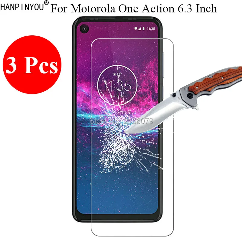 3 шт./лот новинка 9 H 2.5D жесткое закаленное стекло Защита экрана для Motorola One Action 6