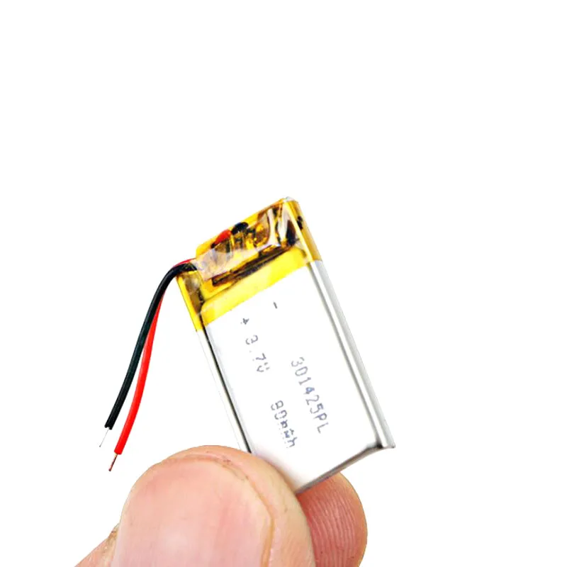 3 7 V 80mAh 301425 литий полимерный ионный аккумулятор для игрушек Bluetooth наушники Спикер