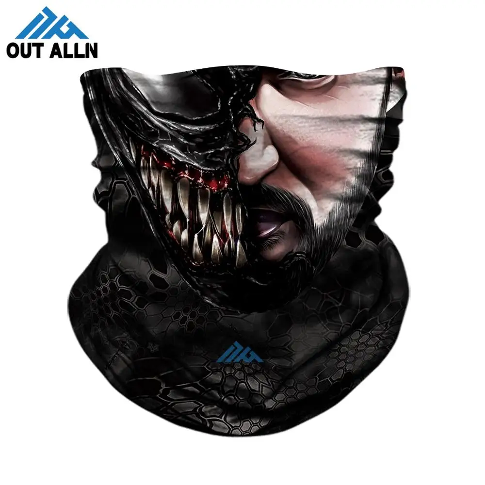 3D Venom маска для лица Дэдпул бесшовная бандана для пешего туризма шарфы для спорта на открытом воздухе банданы повязка на голову для велоспорта Лыжная маска для шеи Gaiter Shield - Color: PL180697