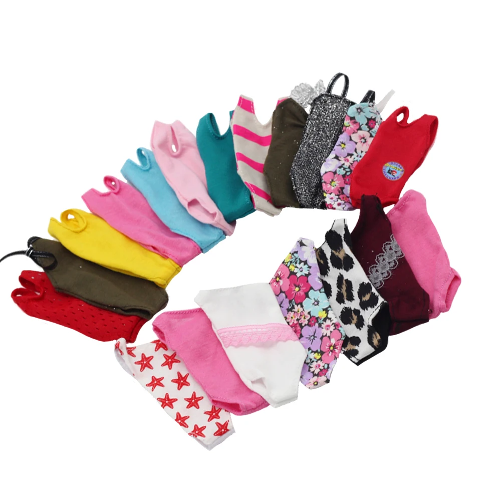 5 Beach Bathing Clothes Swimsuit Outfits Dress For 1/6 30cm Doll Swimwears clothes eg032 Doll Accessories Doll Clothes