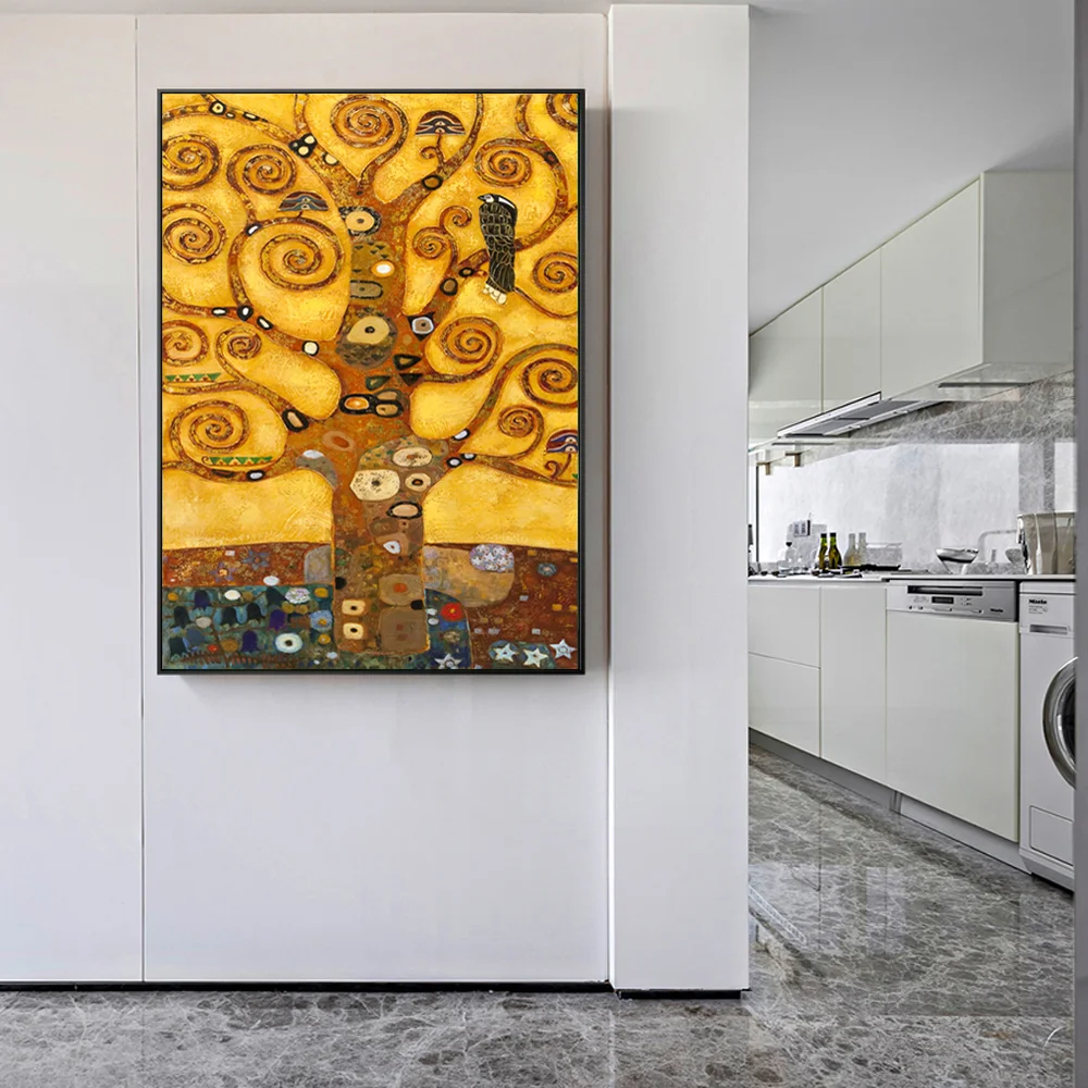 

Wall Art Canvas Abstract Painting Tree Life Life Tree Painting Replica Canvas Painting For Living Room