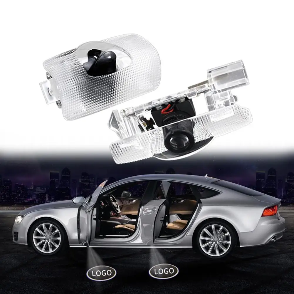 

2Pcs LED Car Door Warning Light Logo Projector Laser Light for Lexus LS LX ES Weclome Door Light Car Light Accessories