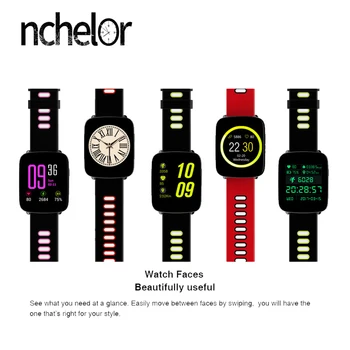 

Smart Watch Men Women IP68 Waterproof Bluetooth SmartWatch Wearable device Heart Rate Monitor Watches for Android IOS Phone
