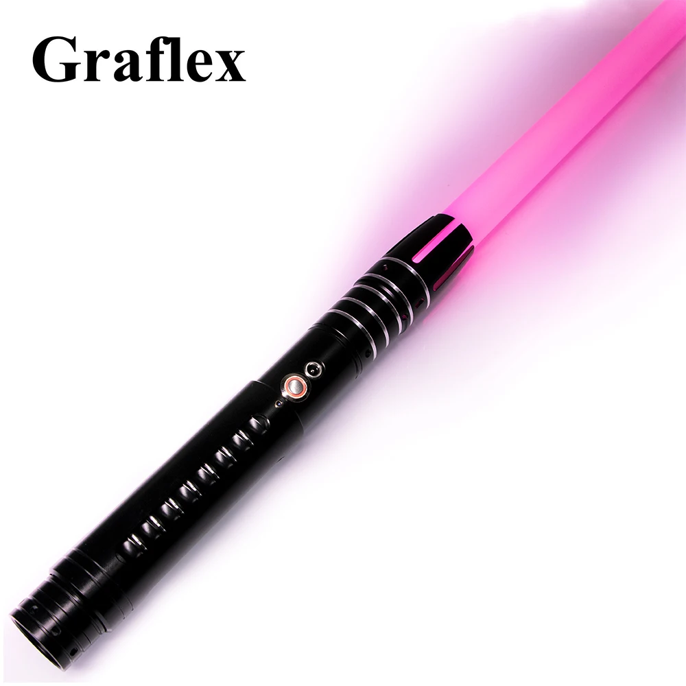 Graflex Lightsaber RGB Light Saber Heavy Dueling Metal Handle Force FX FOC Blaster Toy Halloween Gift Neopixel Laser Sword | Игрушки и