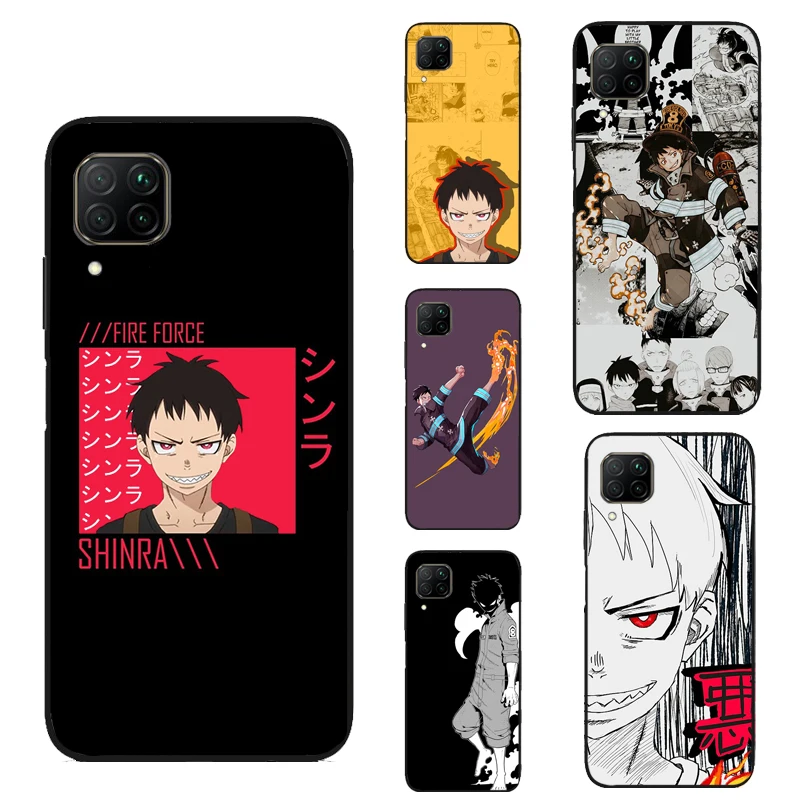 Shinra Fire Force Манга Аниме для Huawei P30 Lite P40 P20 Pro Nova 5T P Smart 2019 чехол Honor 50 10 20 10i 8X | Мобильные