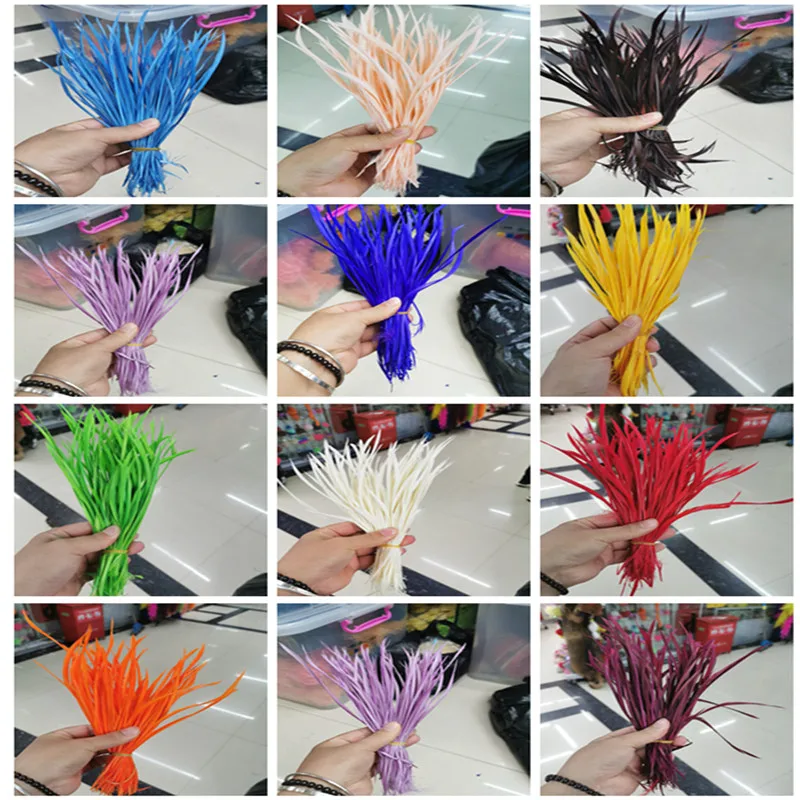 

wholesale 500pcs/Lot Single Color thin soft Turkey Marabou Feathers washed goose Fluffy feathers for crafts wedding decoration