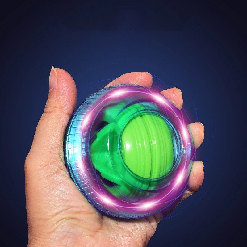 

Children Exercise Light Toys Gyro Ball Handle Arm Exercise Wrist Gyroscope Counter Speed Meter LED Lighting For Kids Toys