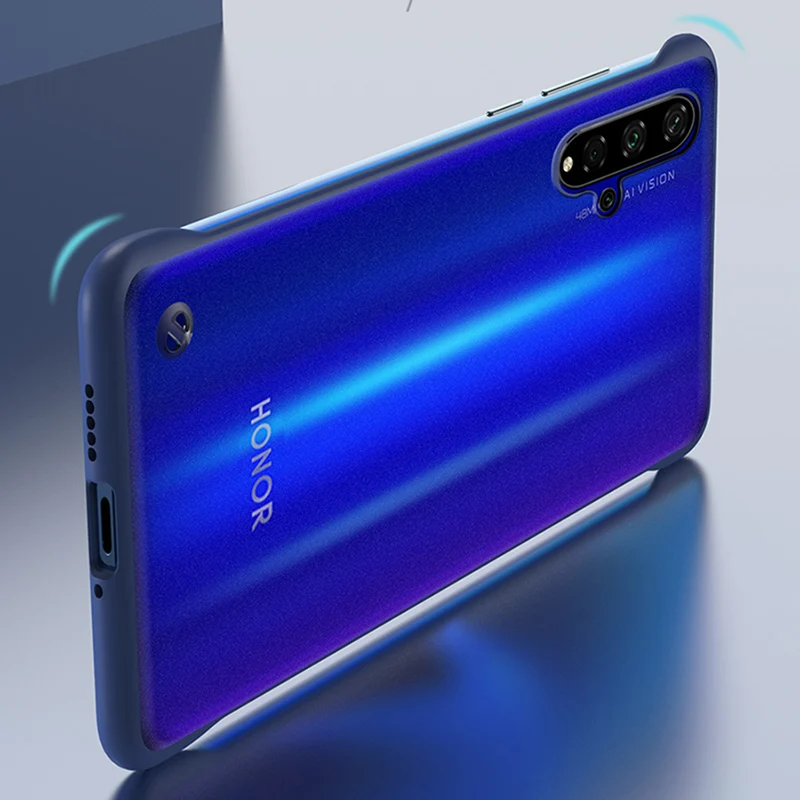 Бескаркасный бампер чехол для huawei Honor 20 20i 10i View 20 9X 8X Max 8C чехол прозрачный задняя крышка телефона для Honor 20 Pro чехлы