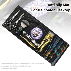 Lengthen Barbershop Hairdressing Tools Pad Silicone Resist Heat Barber Hairdresser Mat For Comb Clipper Scissores Curling Irons