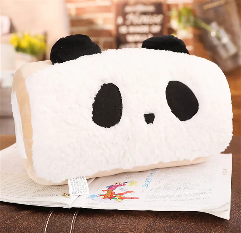 Новая креативная грелка для рук мягкая подушка Панда Кролик плюшевая игрушка для детей офис плюшевая мультяшная кукла - Цвет: brown panda