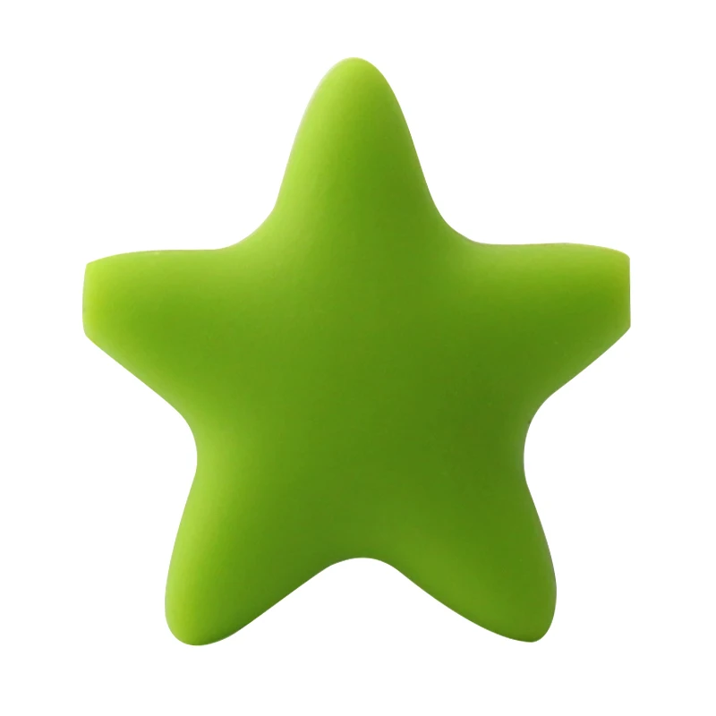 2pcs 08 Green 2 шт звезды силиконовые бусины детские соски зажимы DIY прорезывание зубов ожерелье игрушки Аксессуары Детские Силиконовые Прорезыватели ниппель для клипа застежки - Color: 2pcs 08 Green