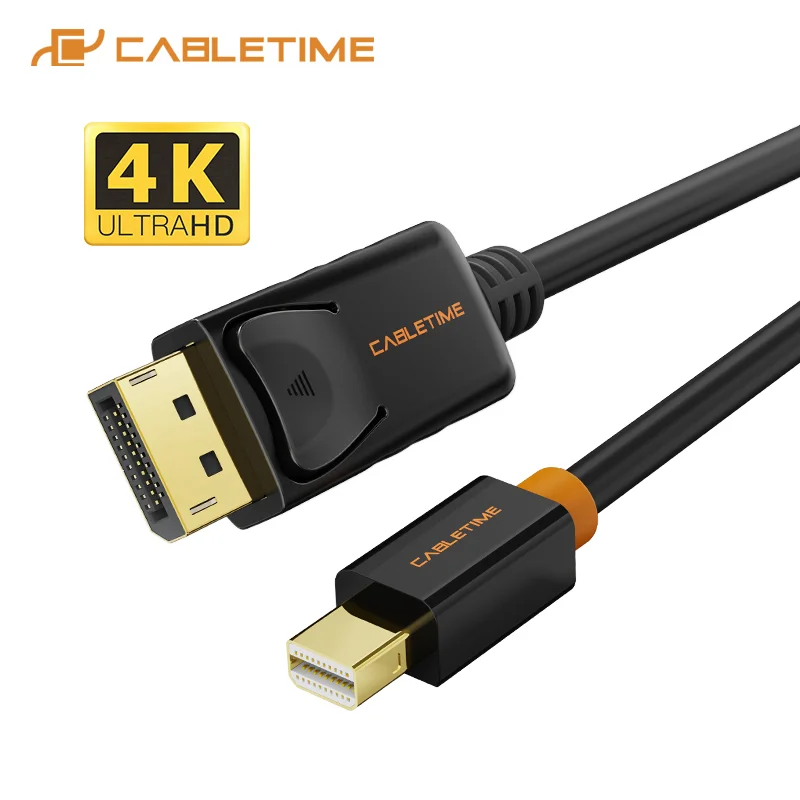 Mini Display Port to кабель Thunderbolt DP 4K для поверхности Macbook C052|Кабели VGA| |