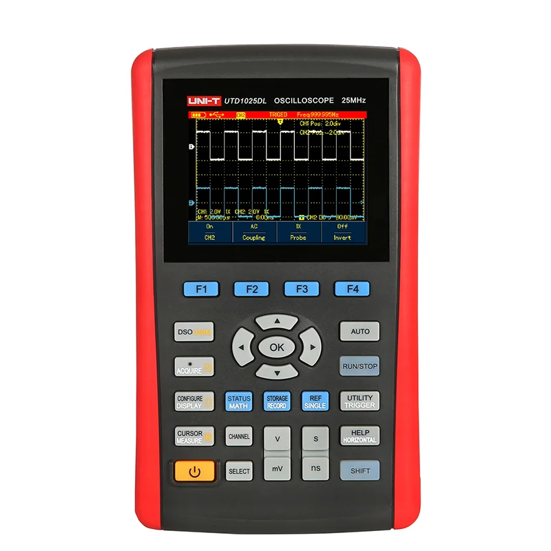 UNI-T UTD1000L серии ручной цифровой осциллограф UTD1025CL/UTD1050CL/UTD1025DL/UTD1050DL ЖК-цифровой дисплей - Цвет: UTD1025DL
