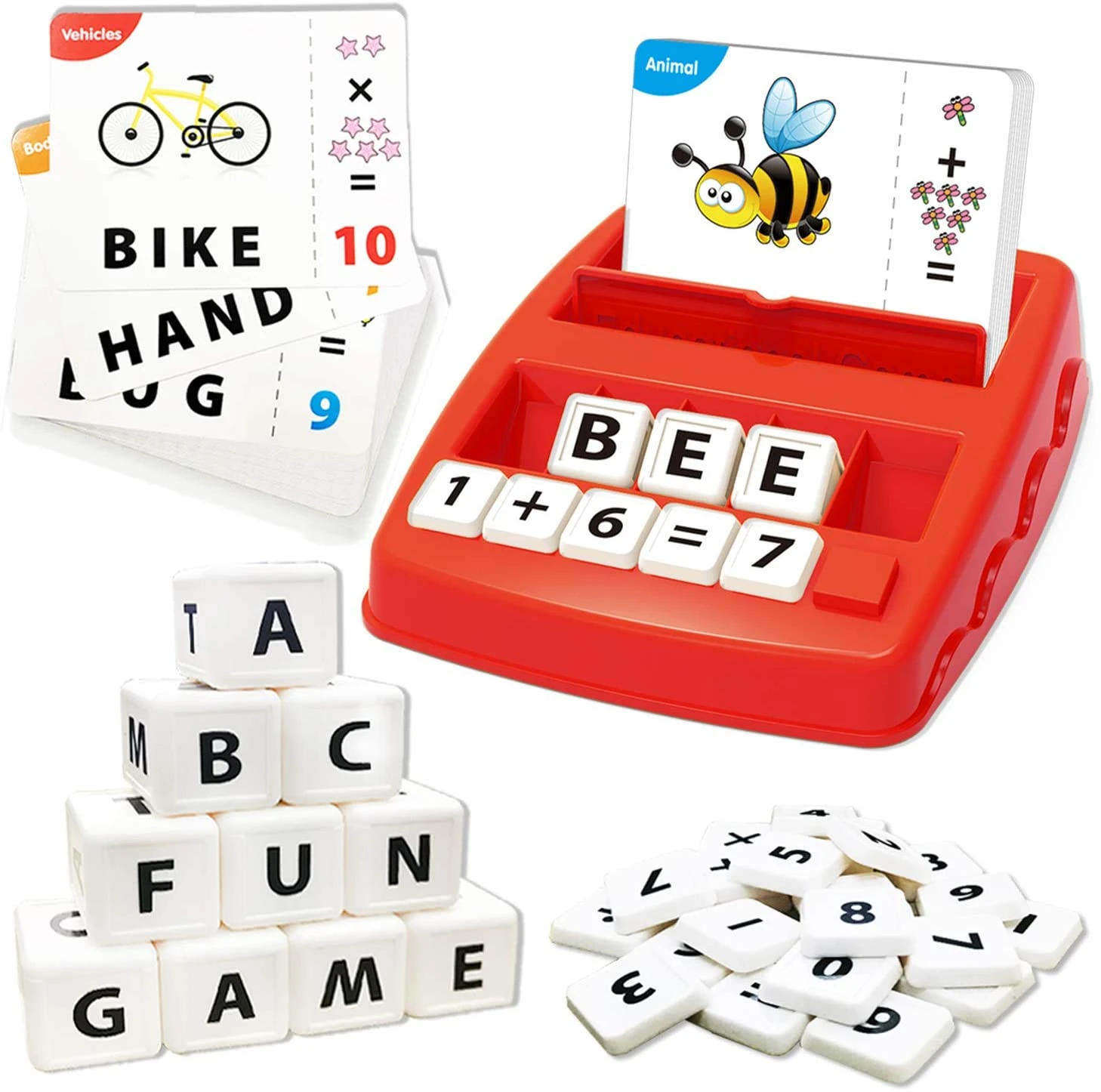 Math Matching Letter Game Sight Words Alphabet Flash Cards and Math Board  Games for Toddlers Educational Learning Toy|Math Toys| - AliExpress