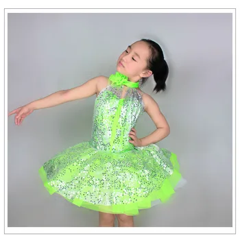 

2018 Sale Ballet Ballet Dress For Children Child Dance Clothes Leotard Costume Female Princess Dress Formal Latin Skirt 8022